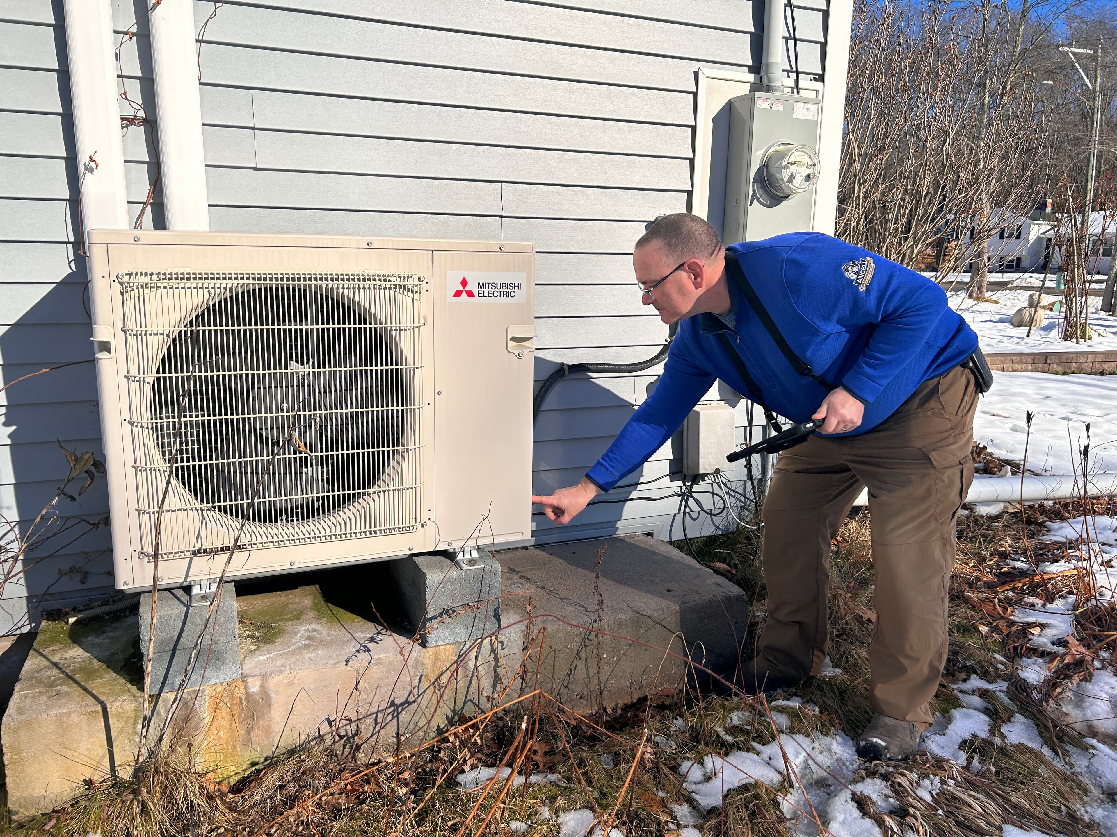 Jim Angell on the job