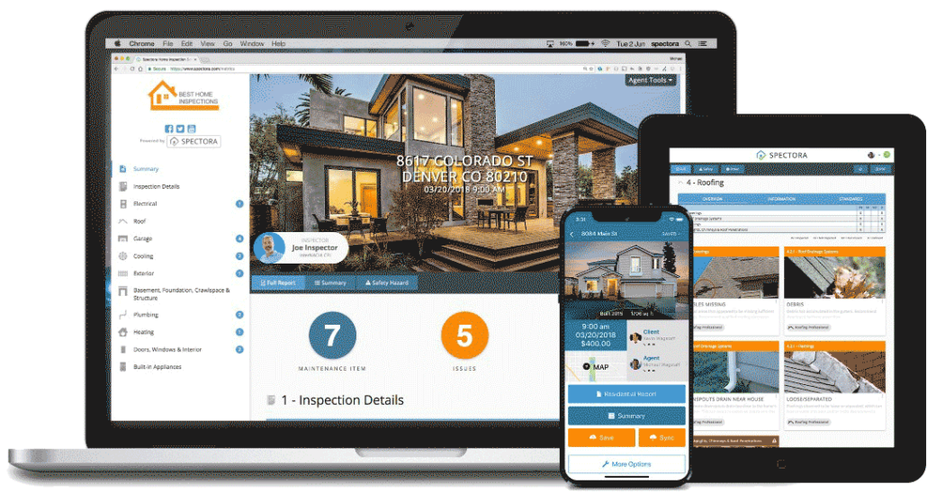 Spectora Home Inspection Reports