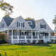 A beautiful New England home on a sunny day